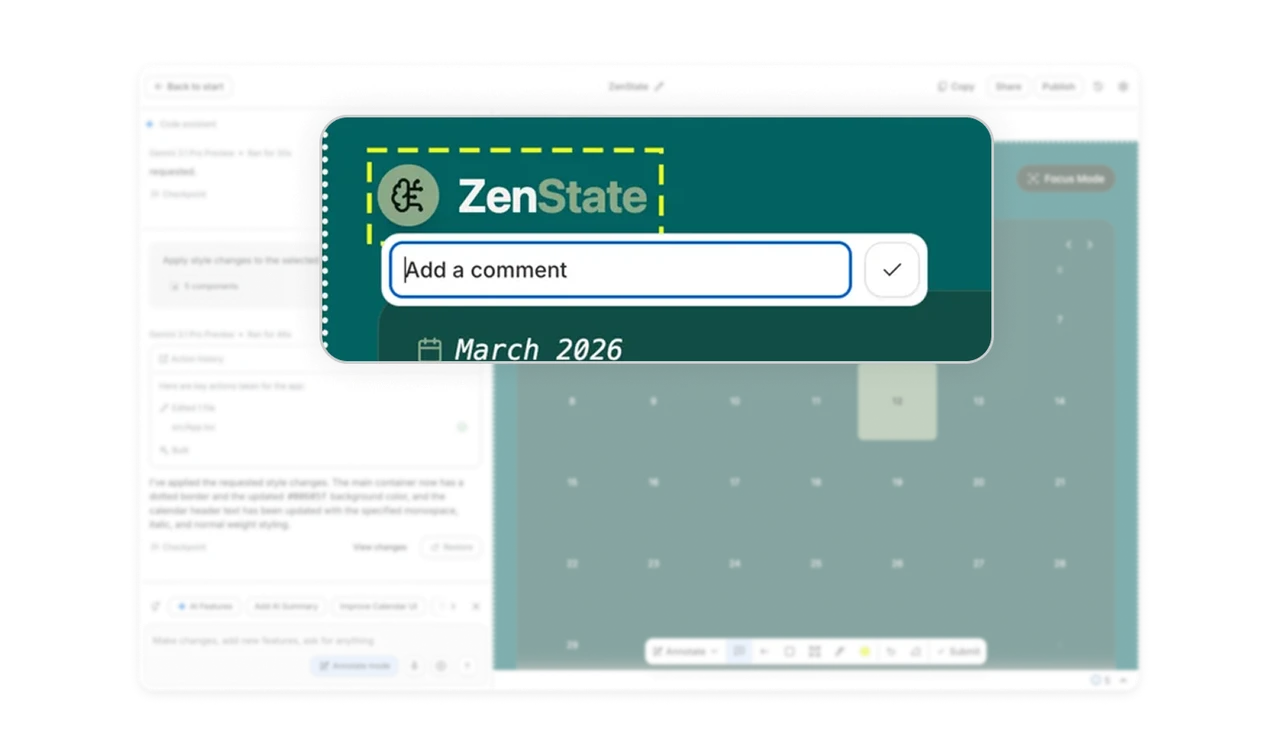 Visual annotation replaces wordy change requests