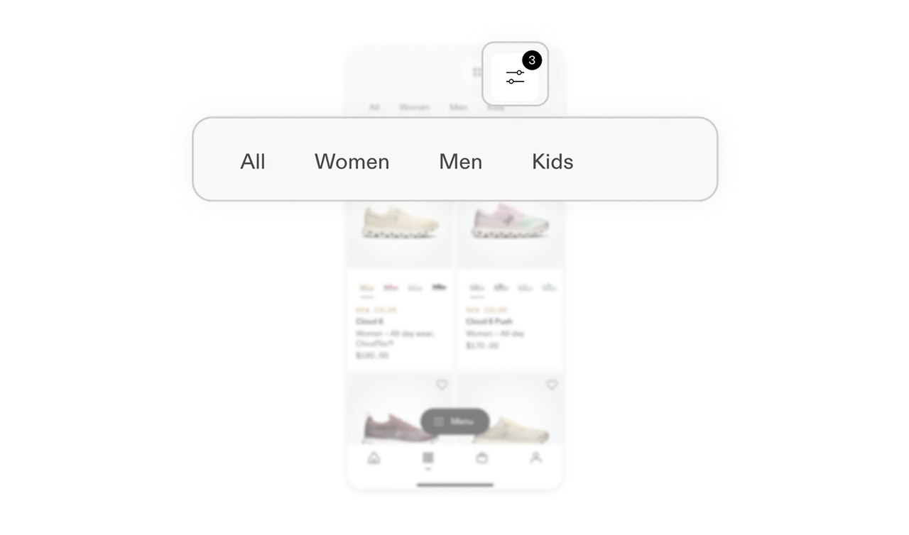 Primary filters stay upfront, secondary tucked away