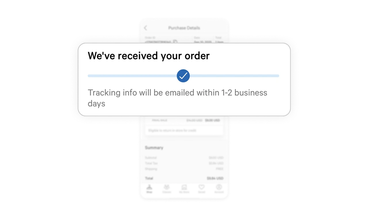 Clear Order Status Communication