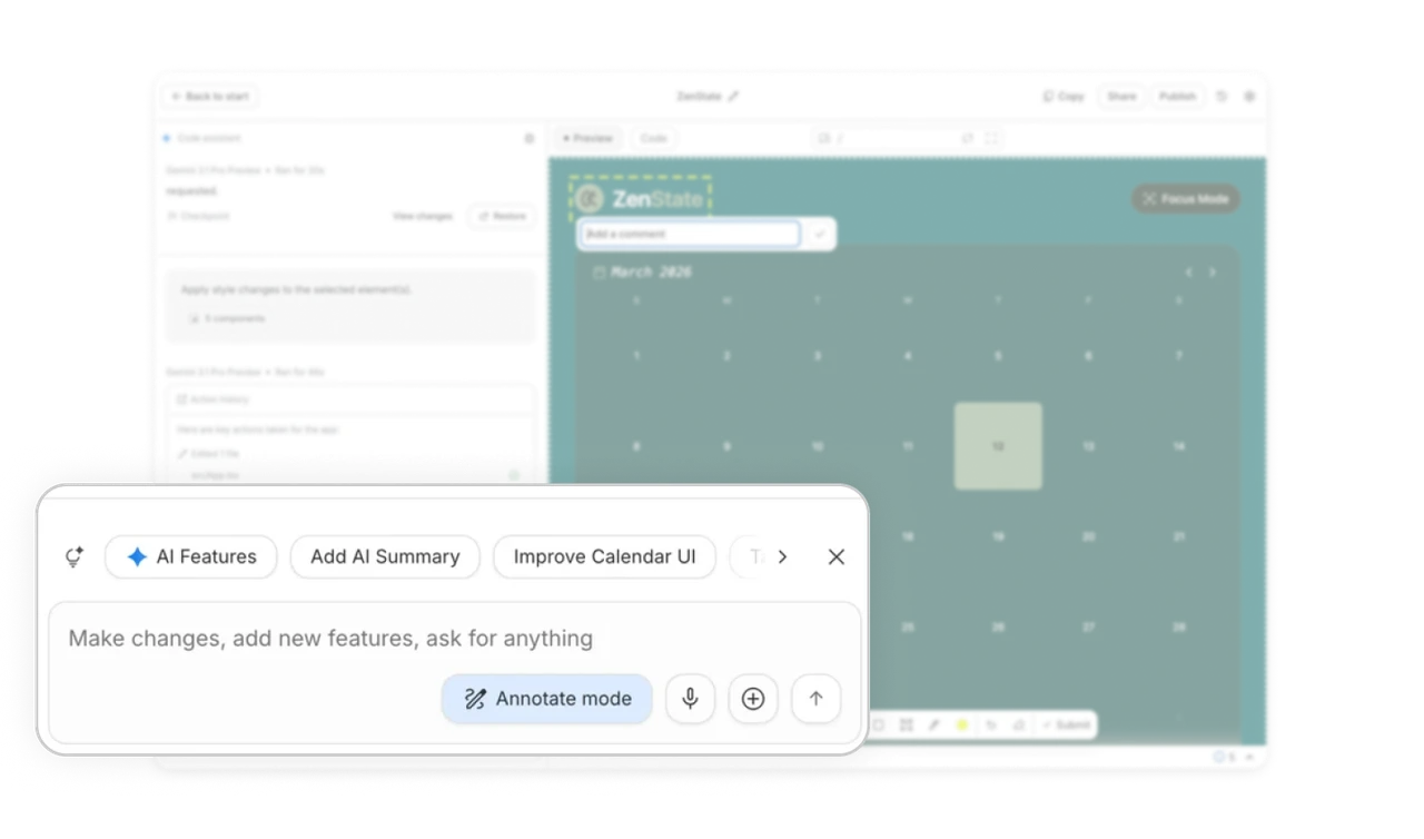 Contextual suggestions keep users in creative flow