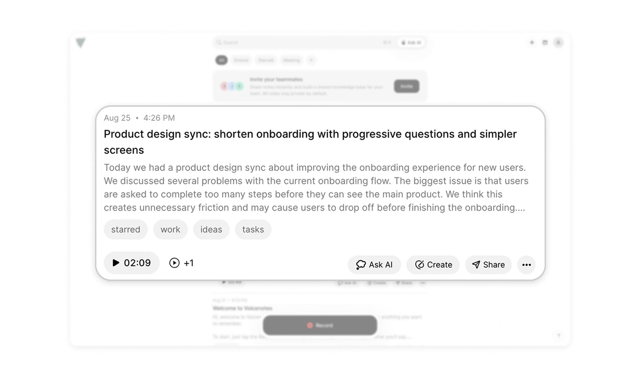 Lead with the format people can scan
