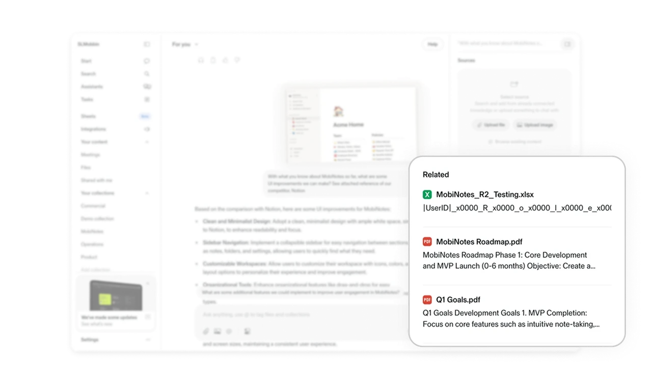 Personalized related files build trust in the AI