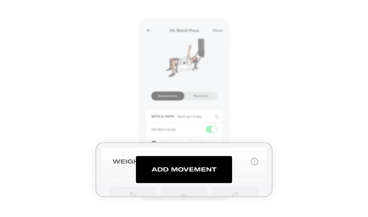 Add Movement CTA floats above everything else