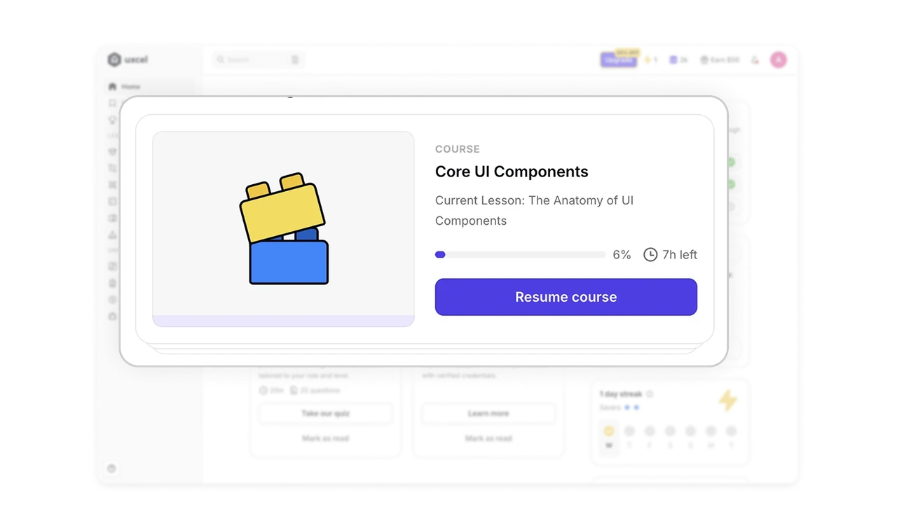 Resume card answers questions in the order users ask them