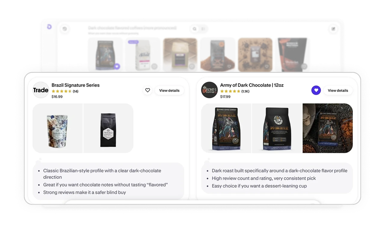 Highlighted products reduce decision fatigue