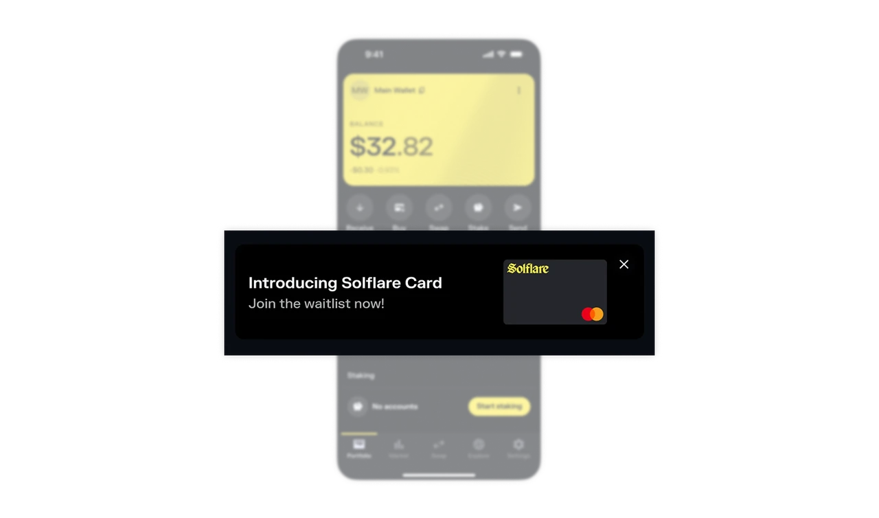 Subtle, Realistic Promo Card