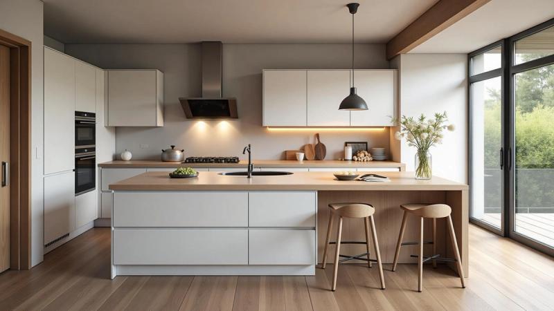 Планировка кухни в частном доме: 8 важных правил