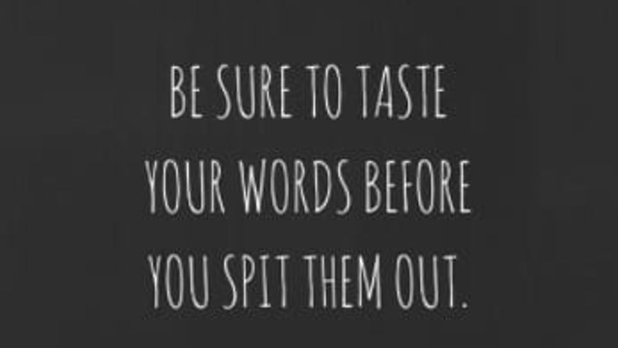 Your Words are Hammers