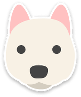 Hound Around sticker 2