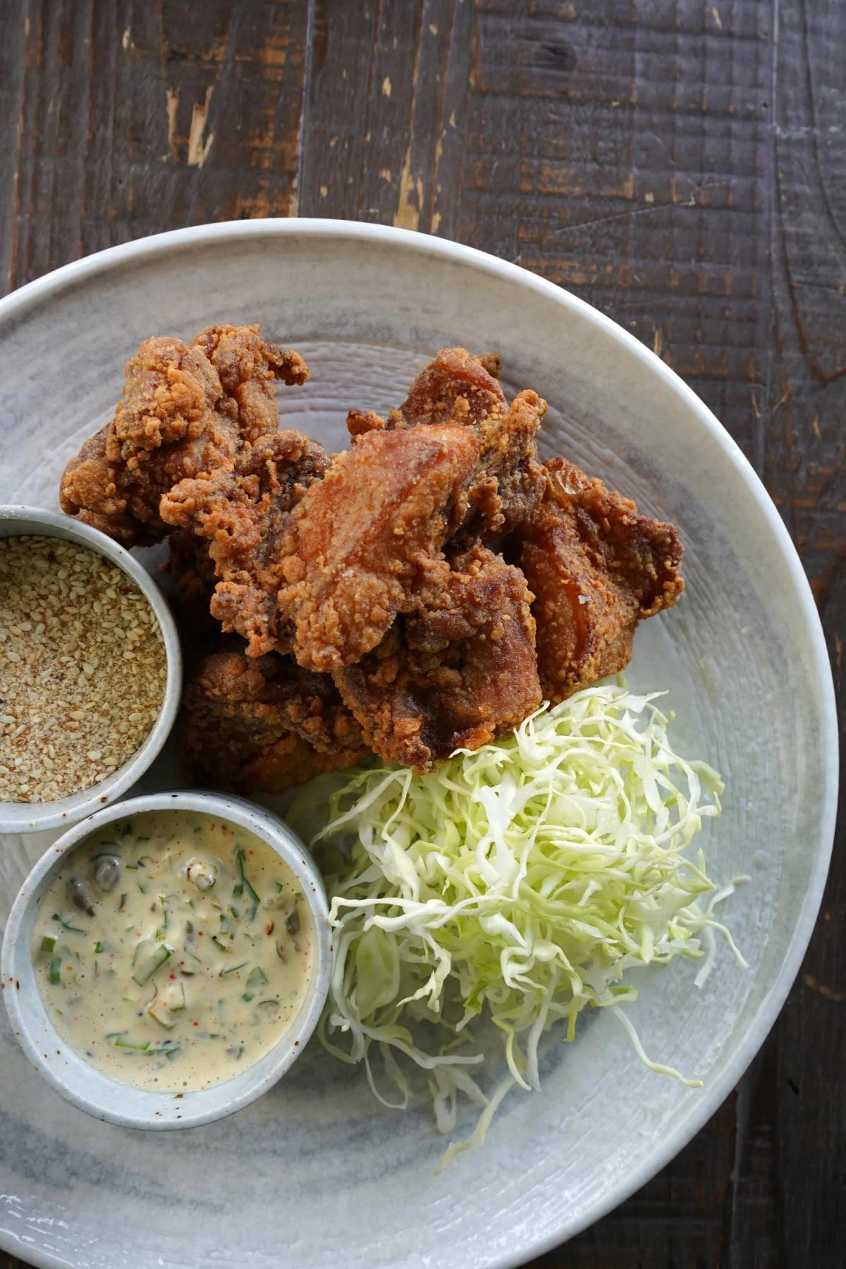 An example chicken karage dish