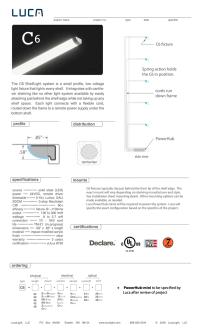 C6 spec sheet