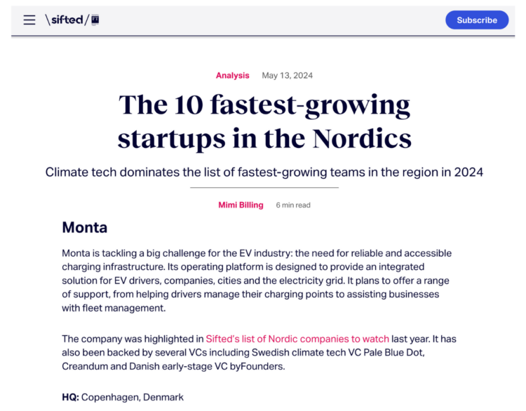 The 10 fastest-growing startups in the Nordics
