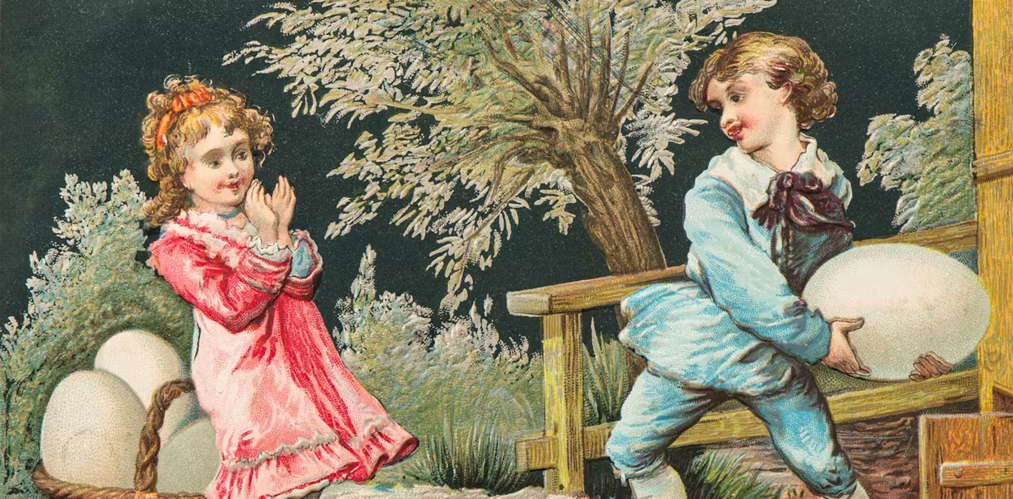 Victorian Easter Egg hunt