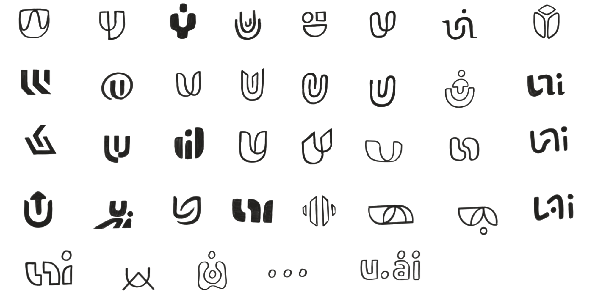 Logo options for Ultimate.ai by Function & form