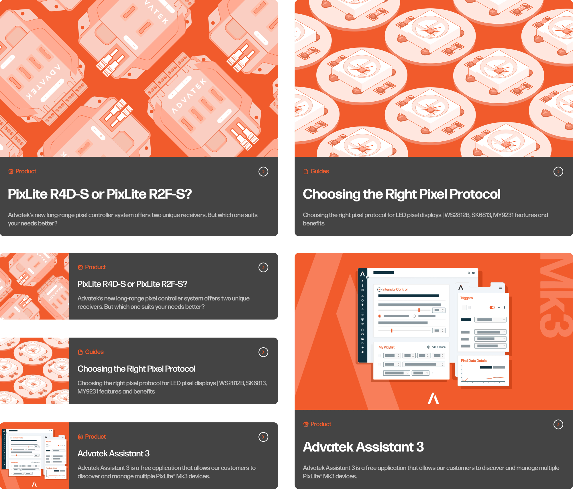 Advatek blog heroe illustrations by Function & Form
