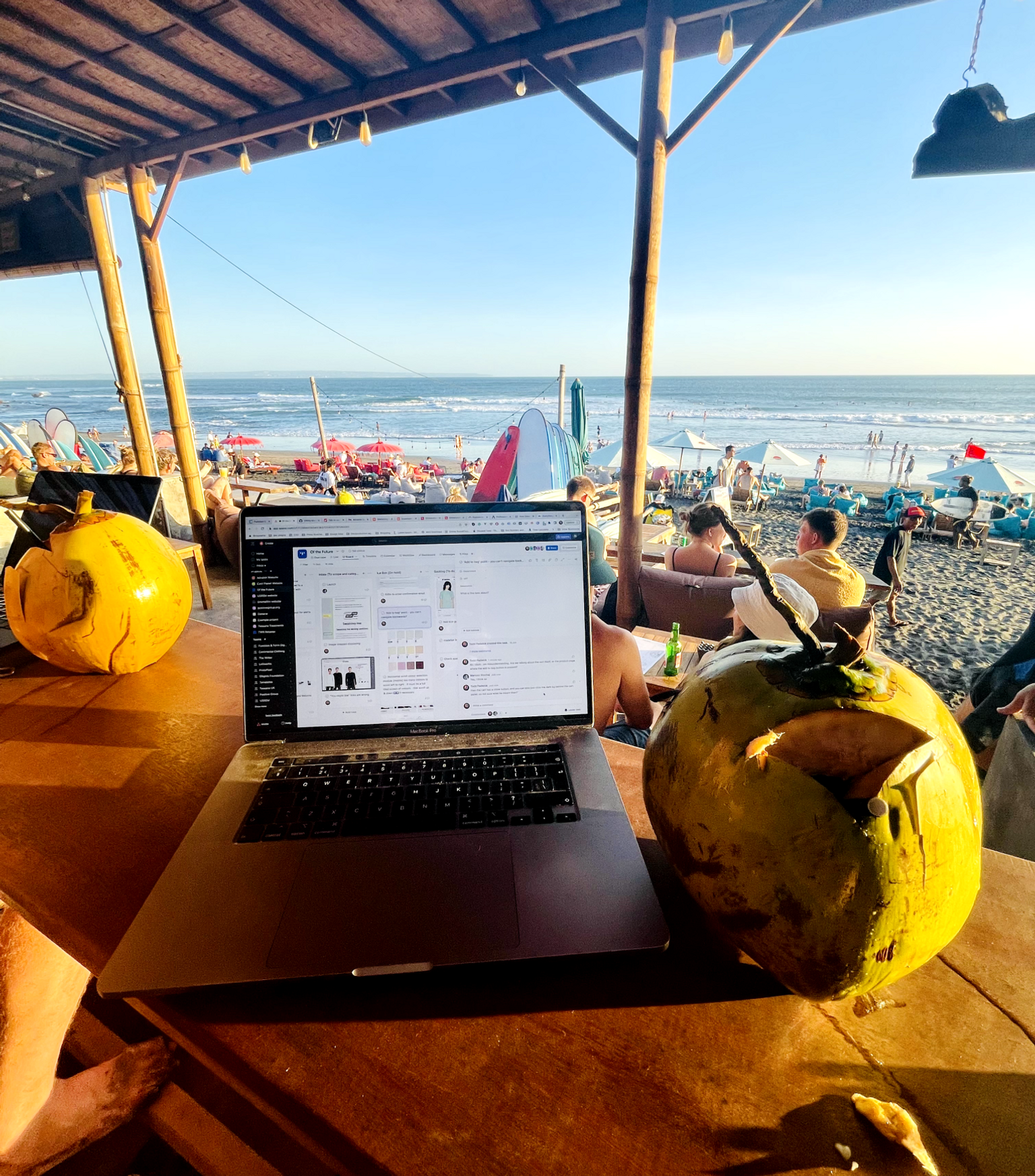 Remote working in Bali, 2023