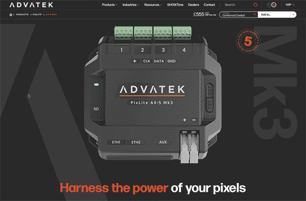 Advatek Product page