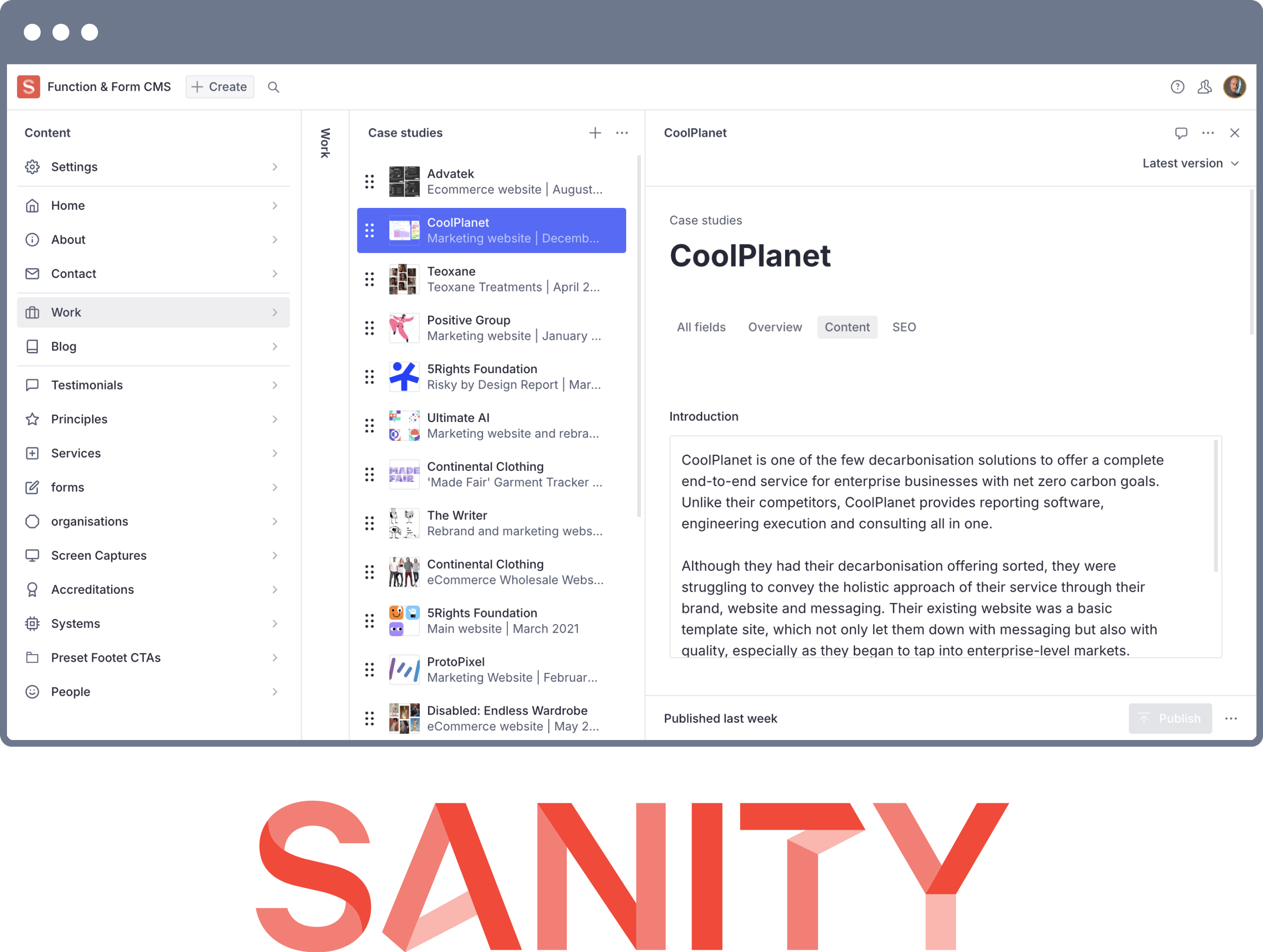 What is Sanity CMS?