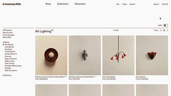 'In Common With' dimmer switch