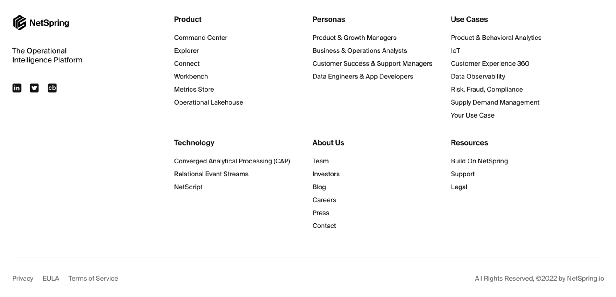 NetSpring Footer