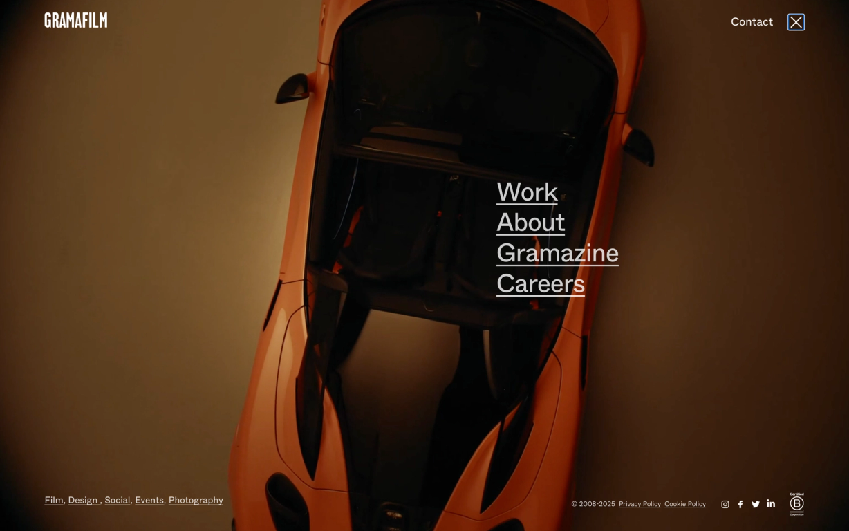 Gramafilm Home and Menu Gramafilm Home and Menu