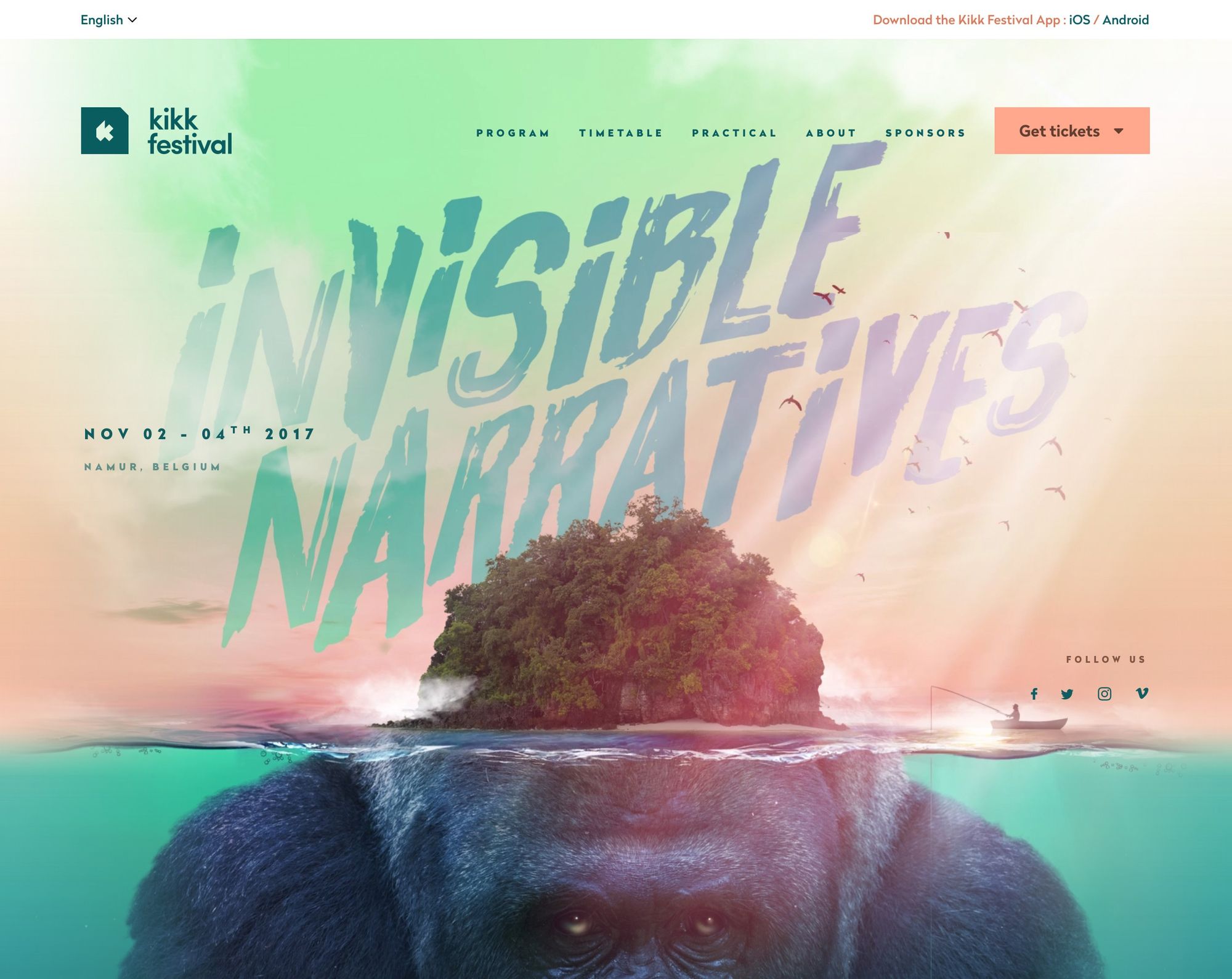 Kkik Festival landing page