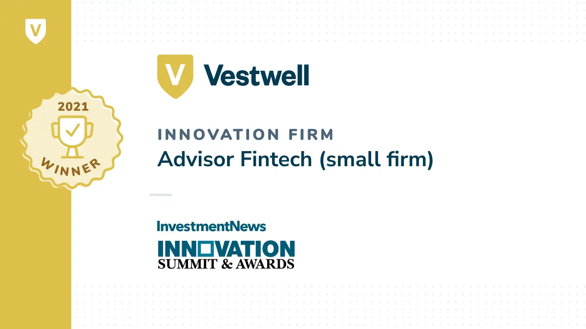 vestwell innovation firm advisor fintech