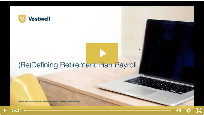 redefining retirement plan payroll