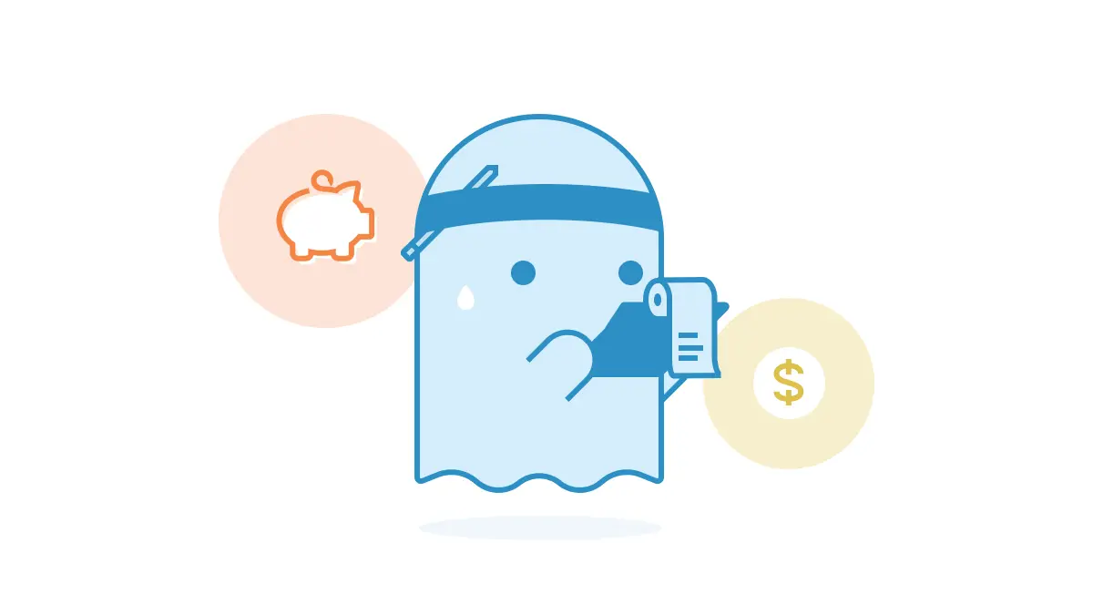 icon of piggy bank and money sign