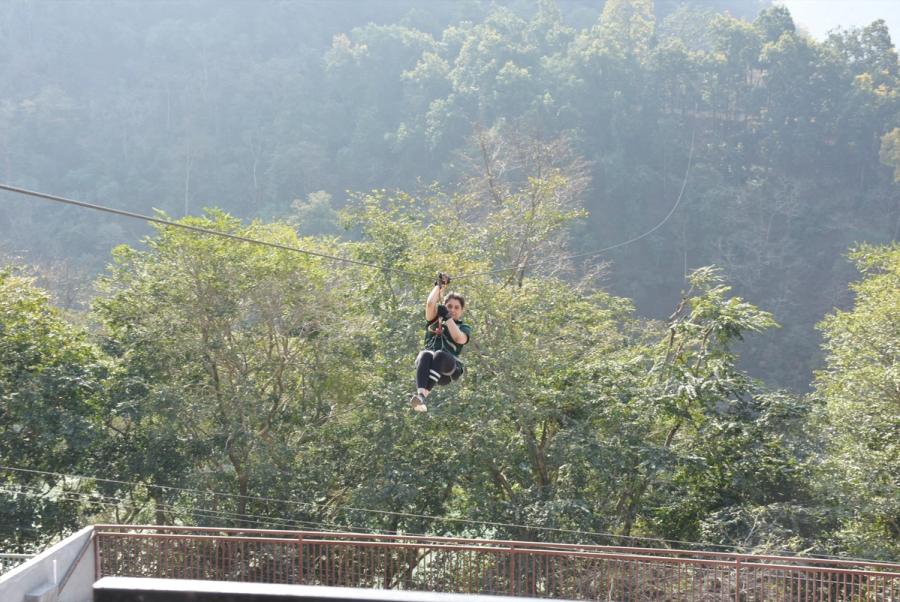 Launching from the platform