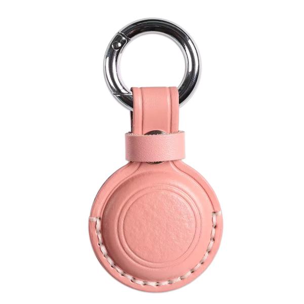 Vegan Leather AirTag Keychain with RFID Pouch - Blank Ready | Supplier