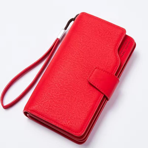 Unisex Leather RFID Wristlet Wallet for Boutique Gift Retail | ODM Factory