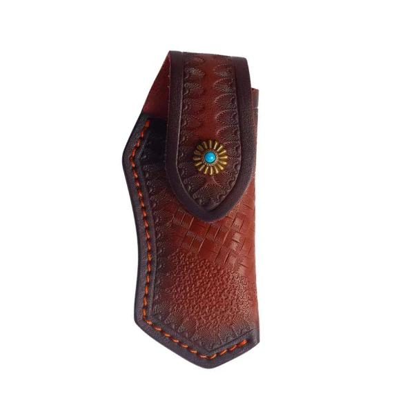 Custom Made Knife Sheaths | ODM Basketweave Leather Maker