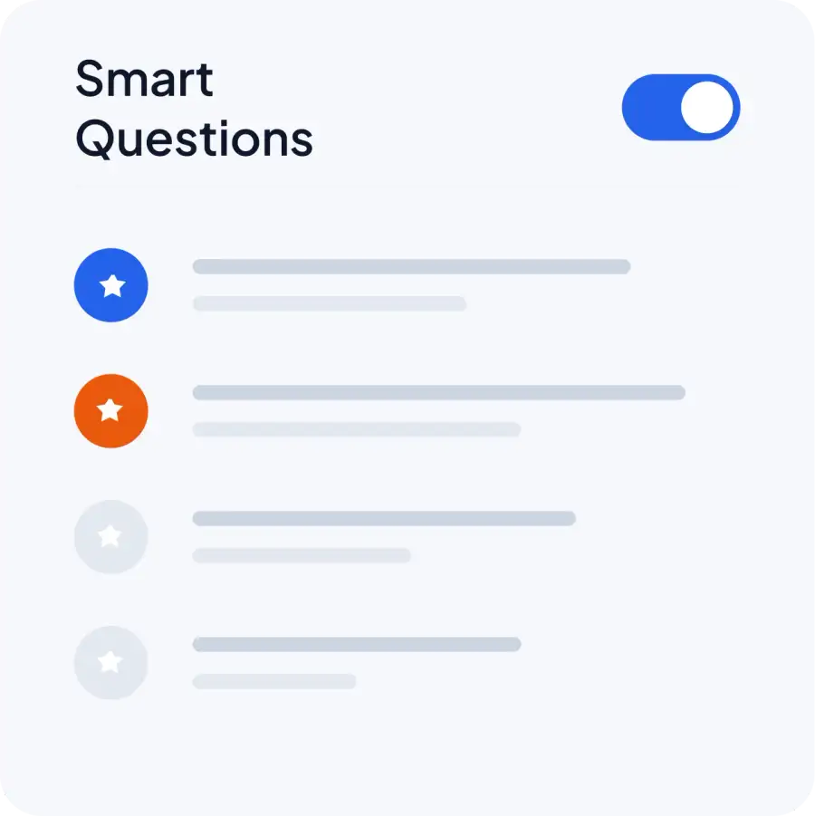 Alex asking smart, conversational questions