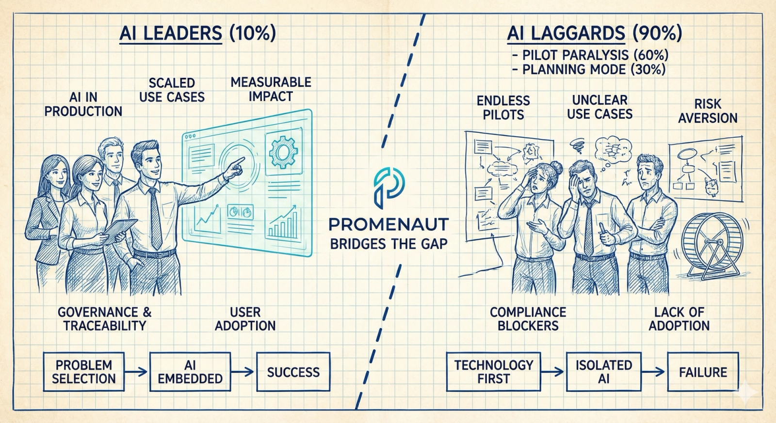 The State of AI-Driven Enterprise Transformation - What Separates Progress from Hype?