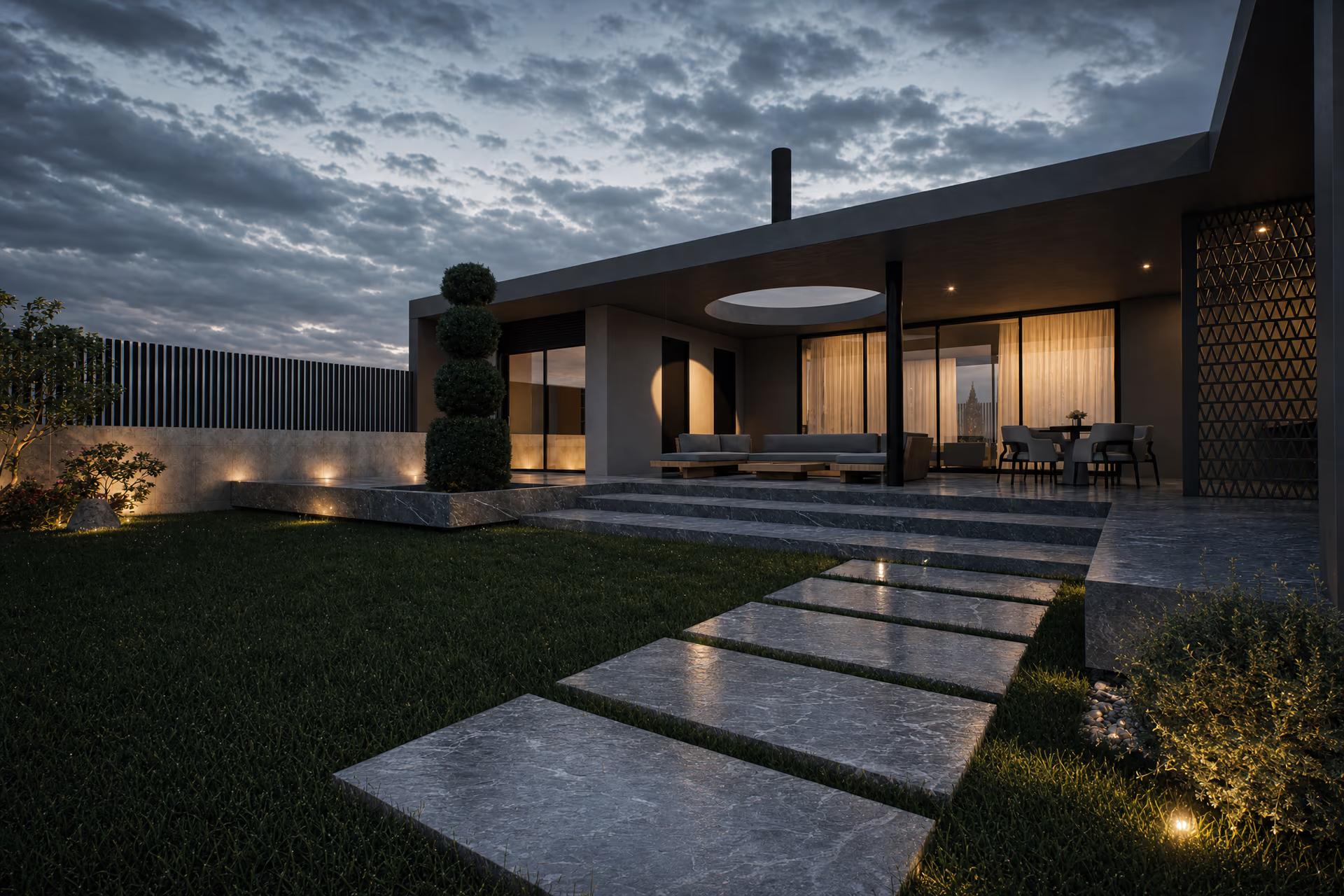 U Shaped Villa