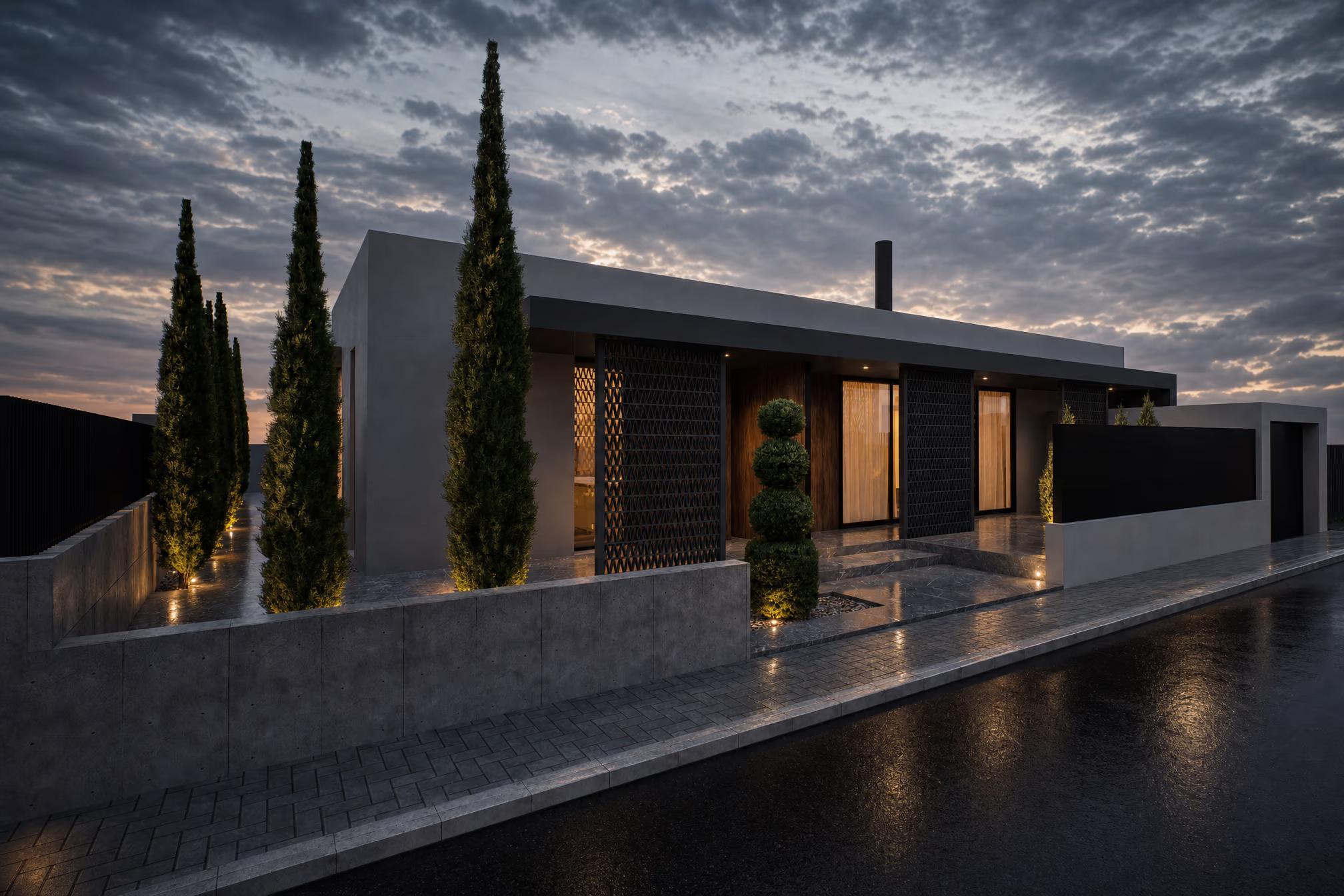 U Shaped Villa