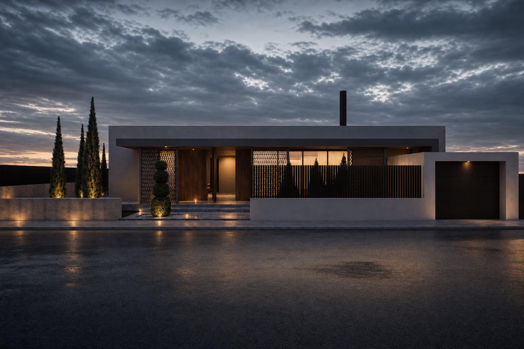 U Shaped Villa