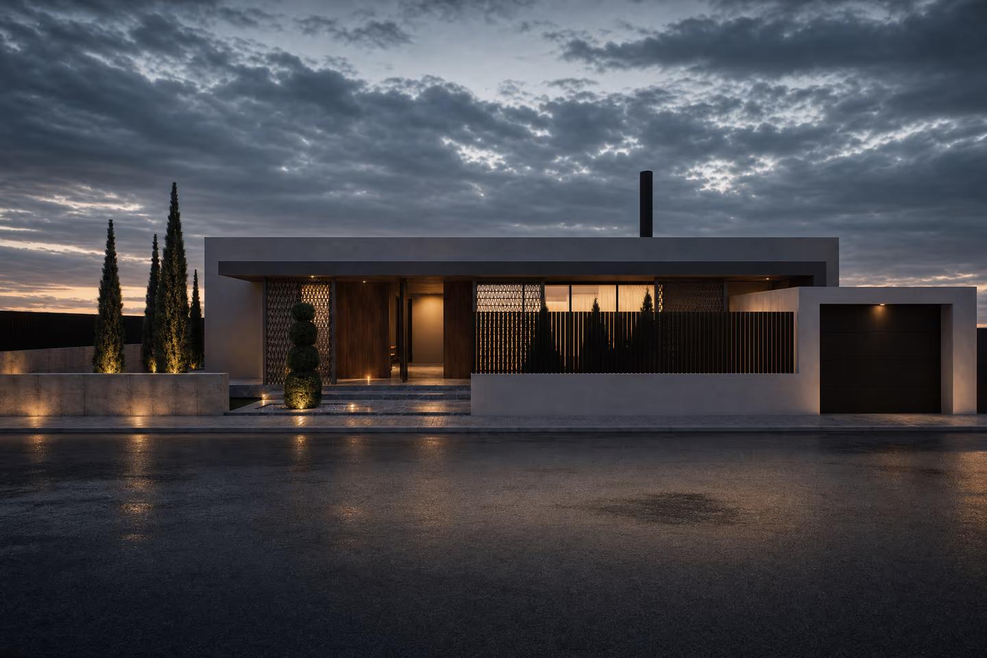 U Shaped Villa
