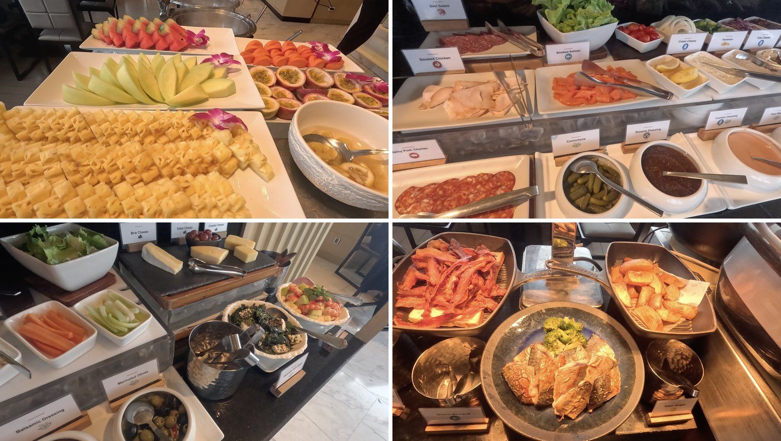 フルーツ・サラダ・和風のサラダ・魚料理