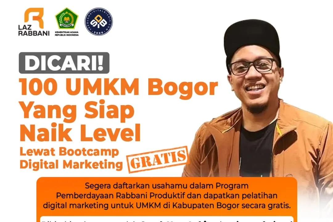 LAZ Rabbani Kolaborasi dengan Sekolah Digital Bisnis Indonesia Gelar Program Pemberdayaan Bersama Lebih dari 100 UMKM di Bogor