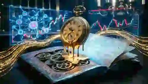 A pristine, hyper-advanced holographic shield blocking glowing red algorithmic data hooks from entering a human eye, cyberpunk aesthetic, dark lighting.