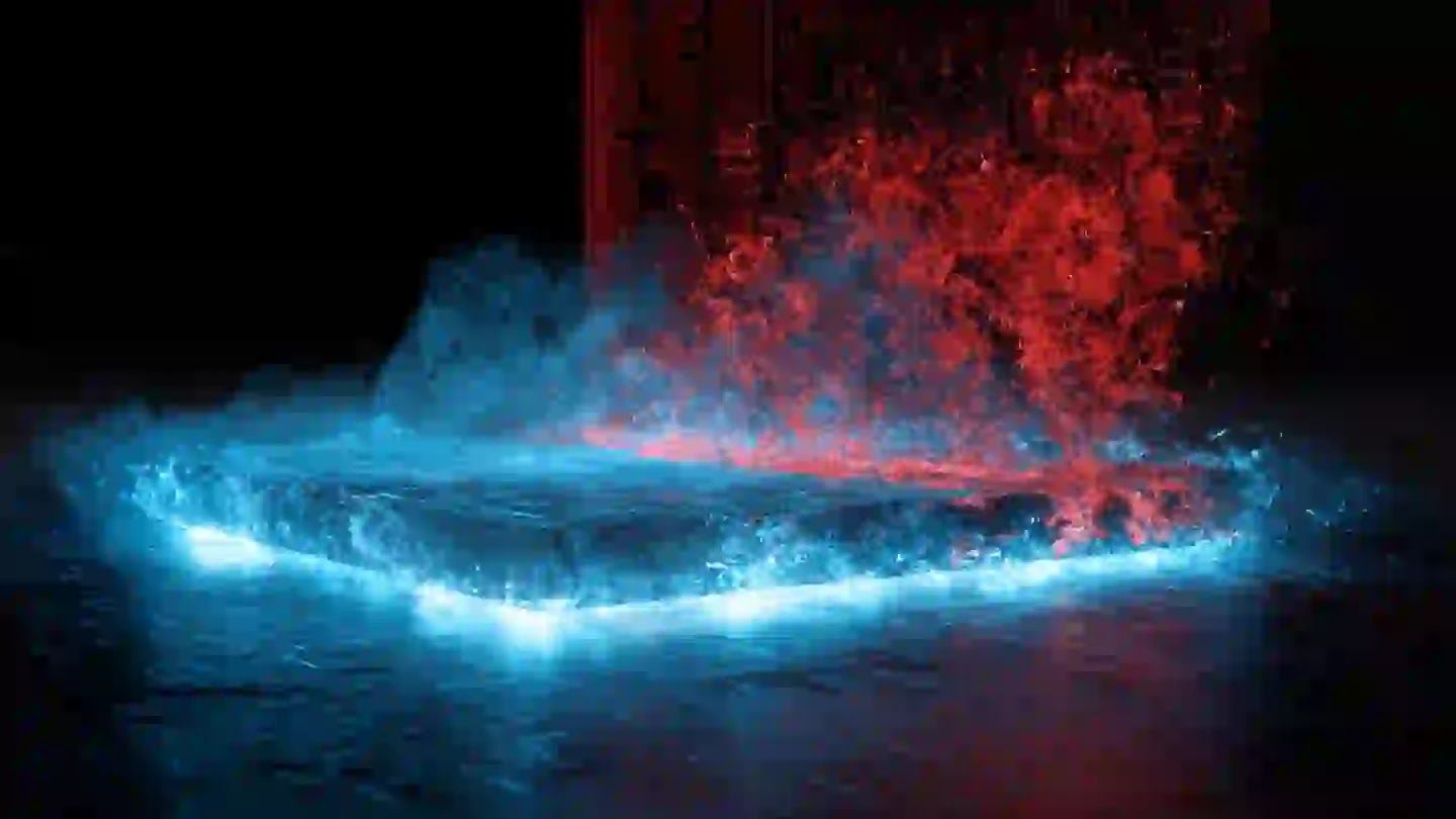 The Sovereign Decryption A futuristic quantum computing node shattering a massive holographic margin debt ledger.