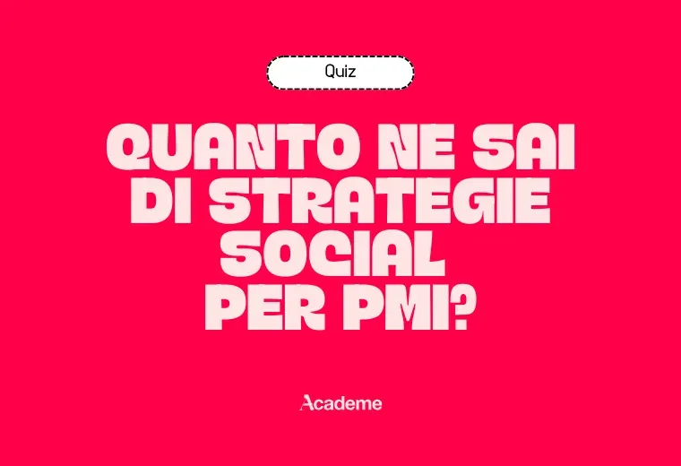 Quanto ne sai di Strategie Social per PMI?