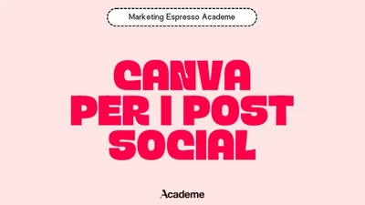 Canva per i post social