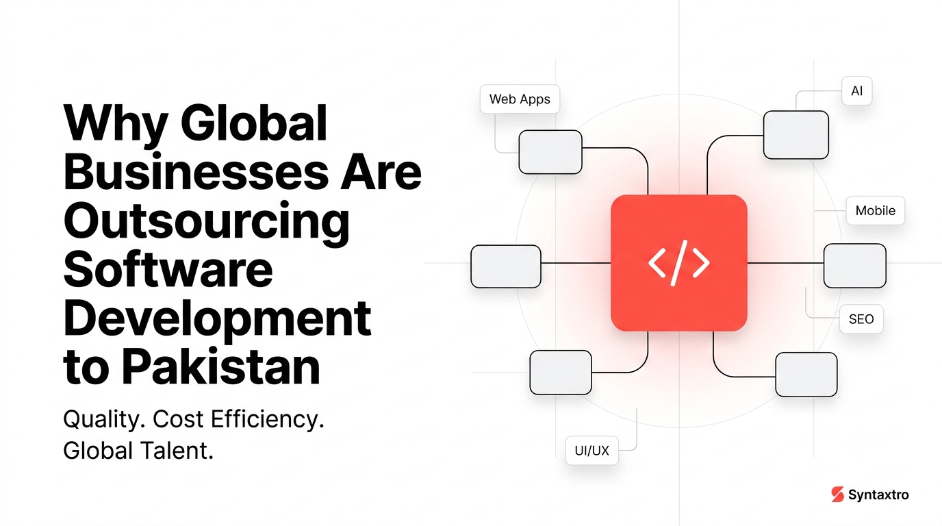 Why Global Businesses Are Outsourcing Software Development to Pakistan
