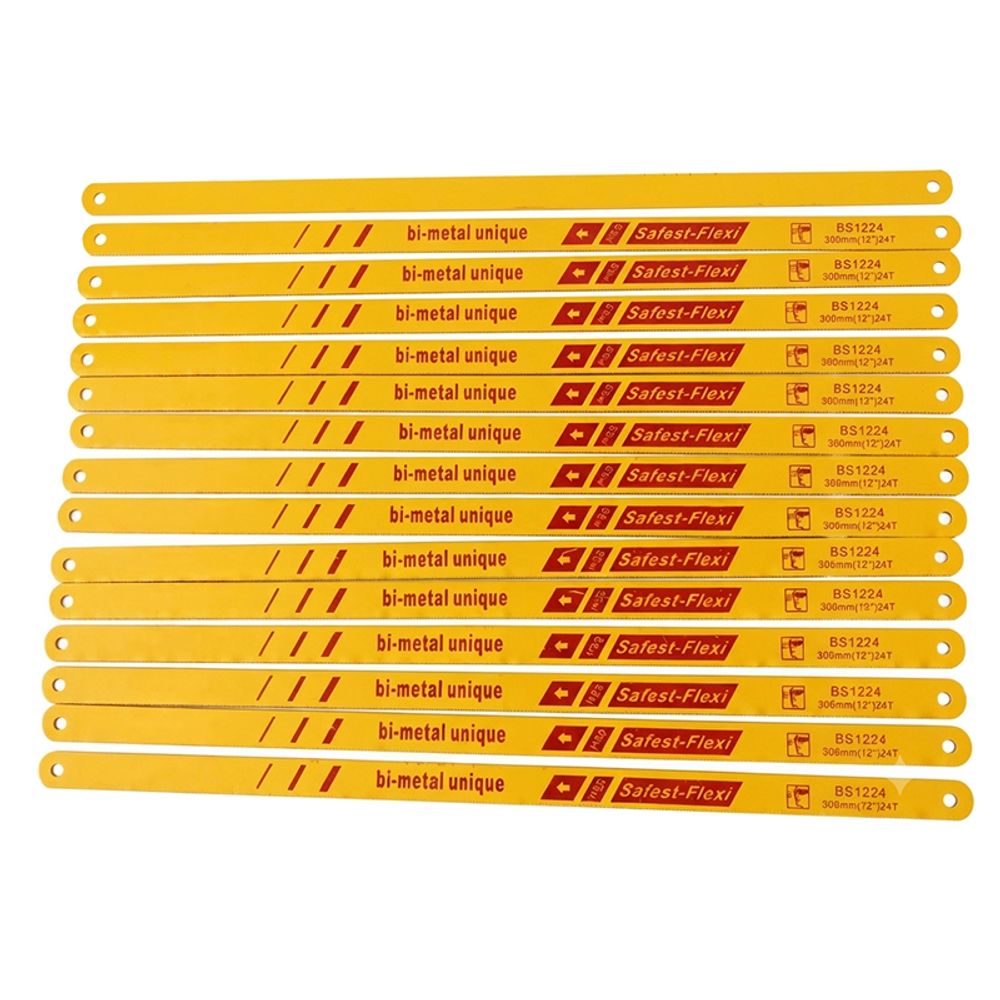 Bi-metal hacksaw blades set 12 inch 24TPI 14 pieces