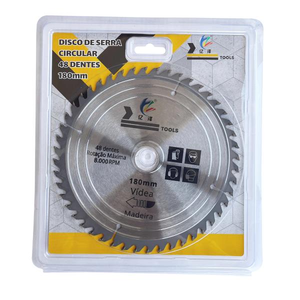 180mm 48T TCT circular saw blade for ultra-fine wood cutting