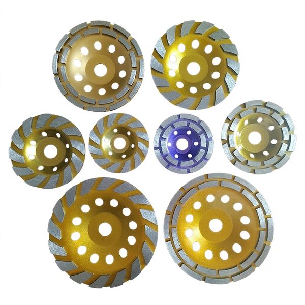 Assorted diamond grinding cup wheels collection