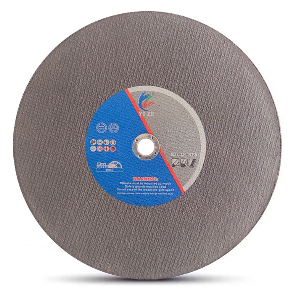 14 inch EU type resin grinding wheel 350x3.0x25.4mm, white background